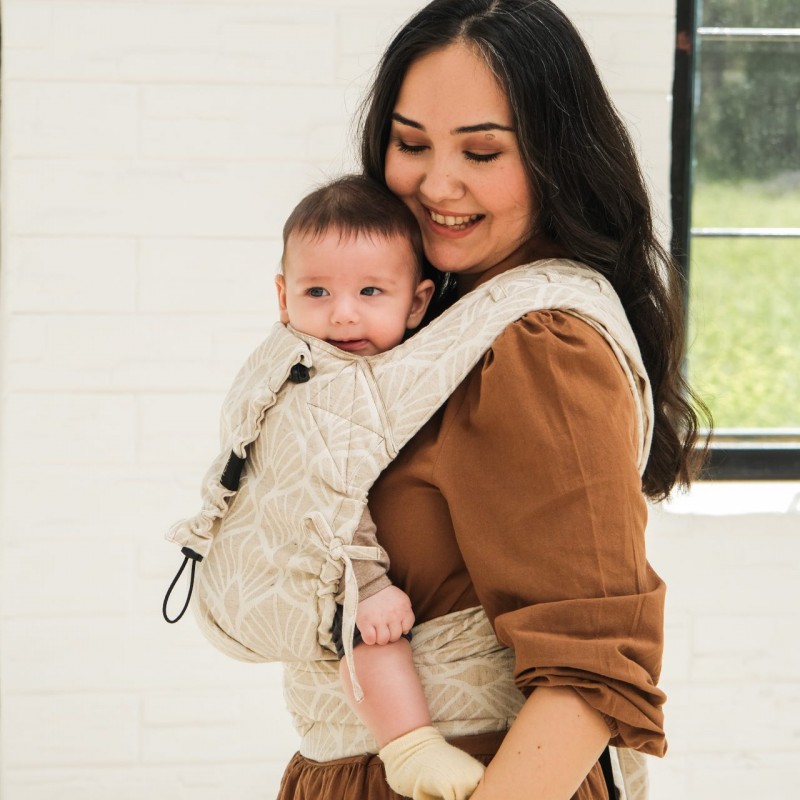 Neko Half Buckle regolabile Baby Size Kidonya Perla in lino- Neko Slings